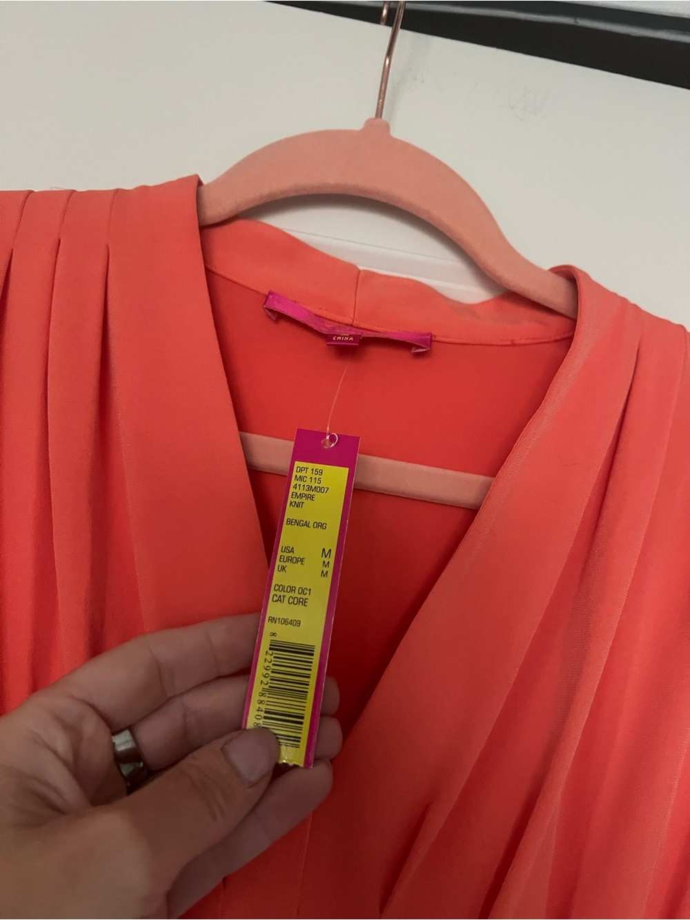 Catherines Coral Orange Women's Jacket
